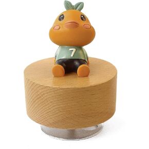 SOFTALK Cute Little Animal Wooden Mechanical Music Box, You are My Sunshine Musical Boxs,Gift for Boys and Girls Kids (Bear)