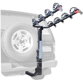 Allen Sports Premier Hitch Mounted 4-Bike Carrier for Vehicles with External Spare Tires, Model S645