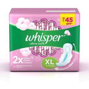 Whisper Ultra Soft XL - 6 Pads (284 mm)