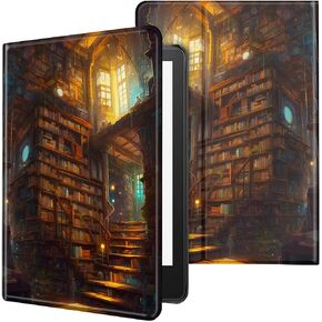 CGFGHHUY لحافظة Kindle Scribe لغطاء Kindle Scribe مقاس 10.2 بوصة خفيف الوزن واقٍ من جلد البولي يوريثان غطاء ذكي مع حافظة نوم تلقائية لـ Kindle Scribe 2022 - كتب