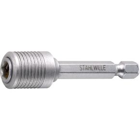 Stahlwille 38250002 Quick-Change Holder, 1/4" External Hexagon Drive, Quick-Action Chuck, 62mm Length, 27g Weight, Made in Germany