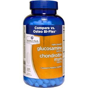 Member's Mark Triple Strength Glucosamine Chondroitin MSM (220 Count)