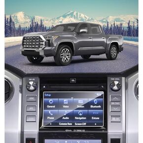 PZSWUXIE for 2014-2019 Toyota Tundra SR5/Limited/Platinum/1794/TRD Pro 7 Inch Tempered Glass Screen Protector for 2020 Toyota Tundra SR Accessories Touchscreen 9H Hardness Anti-Glare(Not for 8 Inch)