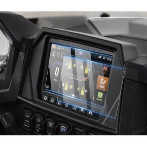 Karltys 2 Pack Screen Protector for 2019-2024 Polaris RZR PRO XP/R Turbo Sportsman Ranger General Xpedition 7-Inch Touchscreen, 9H Tempered Glass Screen Protector for Polaris RZR Accessories