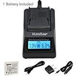 Kastar Fast Charger and Battery Replacement for KLIC-7005, SLB-0737, CGA-S004, CGA-S004A, DMW-BCB7, NP-40, NP-40N, UF55346, Dli-102