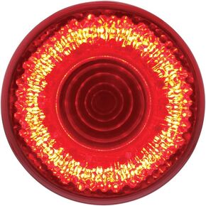 United Pacific 9 LED 2" Mirage Clearance/Marker Light - Red LED/Red Lens, 36525