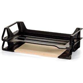 Officemate Achieva Side Load Legal Tray, Recycled, Black, 2 Pack (26214)