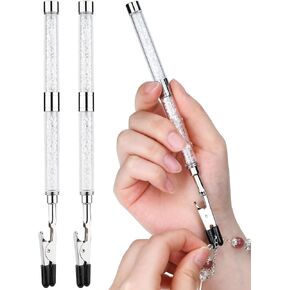 Bracelet Helper Tool, Bracelet Assistance Tool to Put on Yourself, Jewelry Fastener Clasp Helper with Rubber Tip for Bracelet, Necklace, Jewelry, Watch Ullnosoo Pink