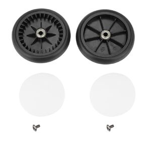 Wheels Wheel Baby Strollers Rubber Wheels Accessories for Wheel Kids Carriage with Tools Front Set Jogger Premier Replacement Caster (A Pair of Front Wheels)