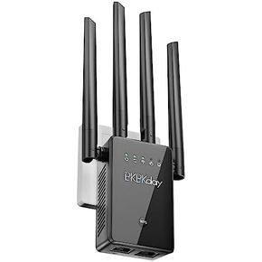 WiFi Extender Signal Booster for Home: Wireless Internet Repeater Range Coverage Up to 9998 Square Feet 35+ Devices