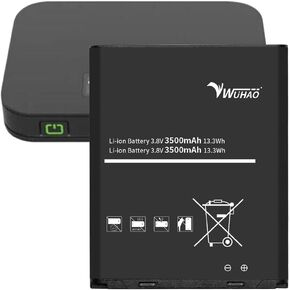 WUHAO for Franklin T10 Mobile Hotspot Replacement Battery Upgraded 3500mAh V635061P RT410/T10 Battery 3.8V