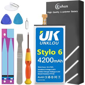Battery for LG Stylo 6, [Upgraded] 4200mAh Li-Polymer Replacement Battery for LG Stylo 6 BL-T48 LM-Q730MM LGQ730MM with Repair Replacement Tool Kit [24 Month Service]