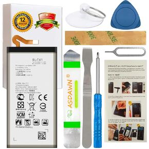 ASDAWN BL-T41 Battery for LG G8 ThinQ, Battery Replacement for LG G8 ThinQ LMG820QM7 LM-G820UMB LMG820UM0 LMG820UM1 LMG820UM2 LM-G820N with Repair Tool Set + Installation Instruction