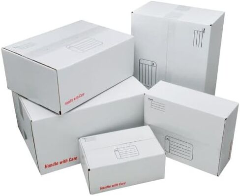 Scotch Mailing, Moving, and Storage Box, 9-1/2 Inches x 6 Inches x 3-3/4 Inches, 12-Pack (8004) in Saudi Arabia
