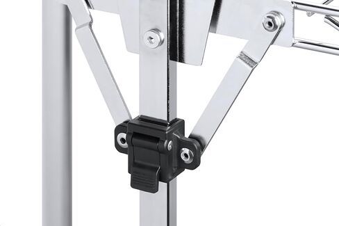 2 Tier Commercial Grade Heavy Duty Utility Cart | Holds up to 300lbs | Easy Foldable | Durable Chrome Plated Steel Heavy Duty Rolling Cart for Garage, Warehouse, Showroom and Office in Kuwait