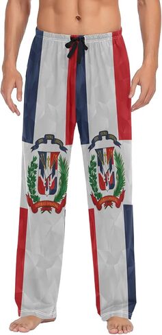 Ollabaky Flag Men's Pajama Pants Sleepwear Lounge Pajama Bottoms with Pockets, S M L XL XXL in Saudi Arabia