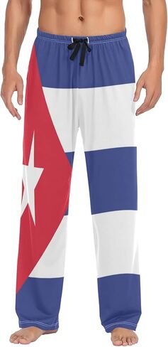 Ollabaky Flag Men's Pajama Pants Sleepwear Lounge Pajama Bottoms with Pockets, S M L XL XXL in Kuwait