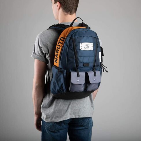 Bioworld Naruto Anime Cartoon Kakashi Character Cosplay Laptop Backpack in Saudi Arabia