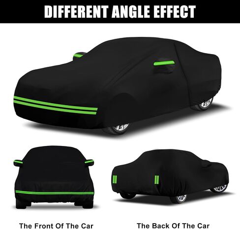 Waterproof Car Cover Replace for 2016-2022 Fiat 124 Spider, 210T &Cotton Liner All Weather Car Cover with Zipper Door for Snow Rain Dust Hail Protection in Saudi Arabia