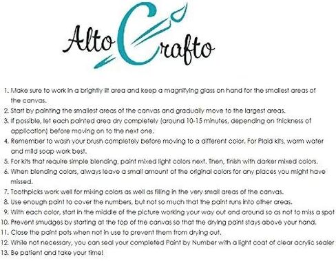 طلاء ألتو كرافتو بالأرقام للبالغين، طلاء رسم يدوي الصنع مع 4 فرش طلاء ودهانات أكريليك، ديكور هدايا قماش ملفوف مقاس 40.64 سم × 50.8 سم، مشهد طبيعي لبرج إيفل in Kuwait