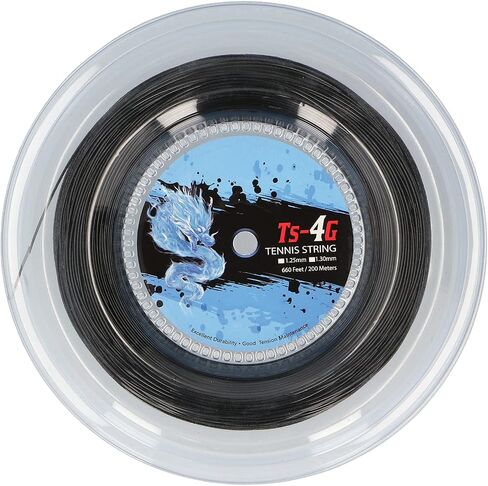 EVTSCAN 200m Durable Polyester Tennis Racket String Round Strike‑Resistance Hard Racquet String in Saudi Arabia