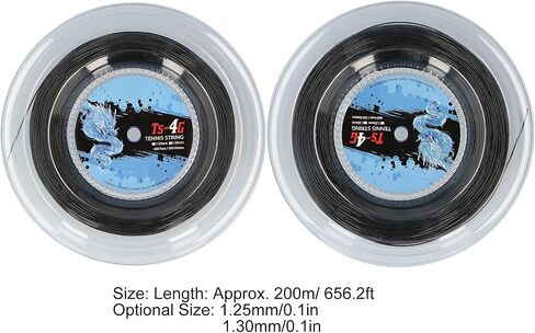 EVTSCAN 200m Durable Polyester Tennis Racket String Round Strike‑Resistance Hard Racquet String in Saudi Arabia