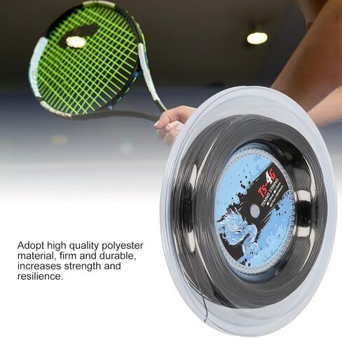 EVTSCAN 200m Durable Polyester Tennis Racket String Round Strike‑Resistance Hard Racquet String in Saudi Arabia