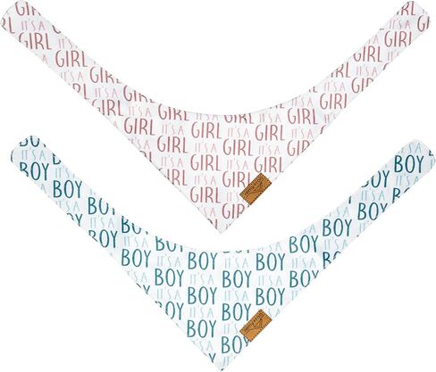 مناديل ريمي+رو للكلاب - عبوتان | مجموعة كشف الجنس | نسيج متين ممتاز | براءة اختراع الشكل | مقاس قابل للتعديل | مقاسات متعددة متوفرة (كبيرة) in Kuwait