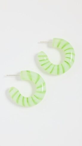 Women's Cascais Hoops in Lime in Kuwait