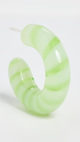Women's Cascais Hoops in Lime in Kuwait