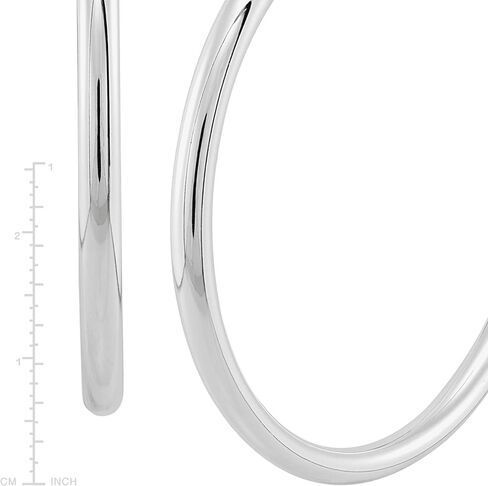 Silpada 'Smooth Falling' Hoop Earrings in Saudi Arabia