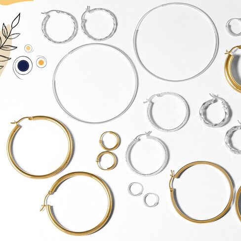 Silpada 'Smooth Falling' Hoop Earrings in Kuwait