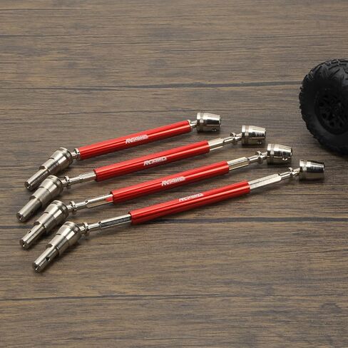 RCAWD Slider CVD Driveshaft Front Rear Axle #45 Steel Alum Alloy Drive Shaft Upgrades 4pcs for 1/10 Arrma Kraton 4S V2 Outcast 4S V2 Upgrade Parts (Dark Blue) in Saudi Arabia