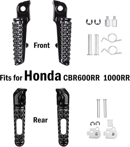 مساند قدم أمامية وخلفية للدراجة النارية أوتاد قدم مناسبة لهوندا CBR1000RR 2004-2012 Honda CBR600RR 2003-2006 Honda CB1000R 2008-2012 in Kuwait