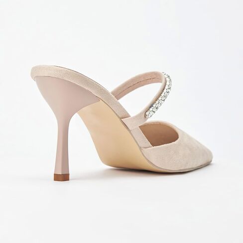 stylewe الكاحل حزام مكتنزة للنساء، Strappy كعب منخفض كعب Slingback، الكعب أنيق للنساء، كعب هريرة للنساء، كعب مكتنزة للنساء in Kuwait