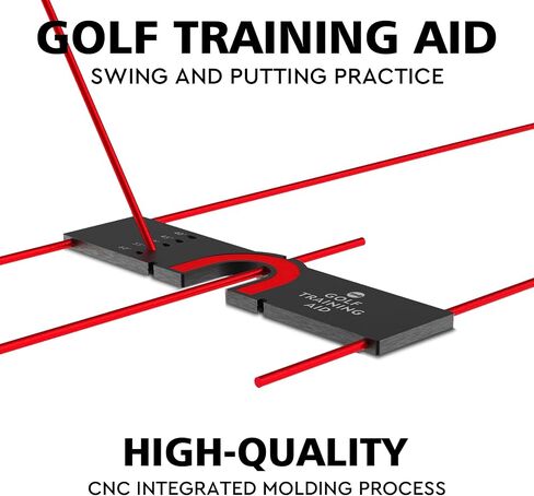 XSMSGO Professional Golf Swing and Putting Training Aid,Improves Aim and Alignment,5 Different Swing Plane Angles and Putt Distance,Portable Detachable Indoor and Outdoor Training Equipment Bag in Saudi Arabia