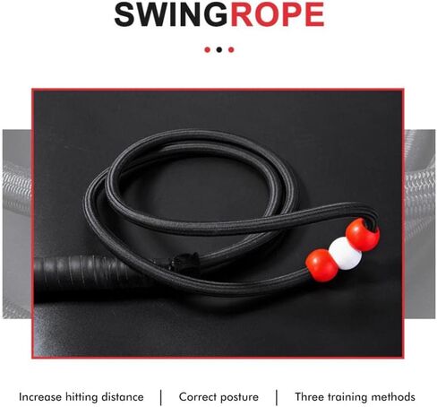 Dapuly Golf Swing Training Aid Rope, Portable Golf Swing Trainer Training Adjustable Handle Golf Posture Movement Correction Indoor Golf Training Equipment for Golf Club Beginners in Saudi Arabia