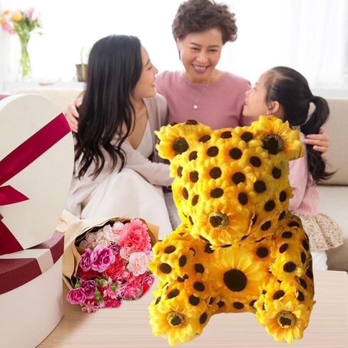 GYORI Realistic Sunflower Bear Doll Ornament and Home Decor in Saudi Arabia