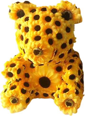 GYORI Realistic Sunflower Bear Doll Ornament and Home Decor in Saudi Arabia