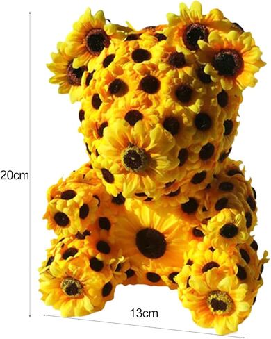 GYORI Realistic Sunflower Bear Doll Ornament and Home Decor in Saudi Arabia