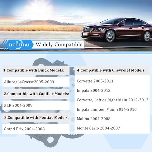 604-108 2 حزمة مشغل باب مزيج HVAC متوافق مع تشيفي إمبالا 2004-2013 كورفيت ماليبو بويك كاديلاك بونتياك مشغل باب الهواء للتحكم في درجة الحرارة استبدال 1573517 1574122 15844096 22754988 in Kuwait