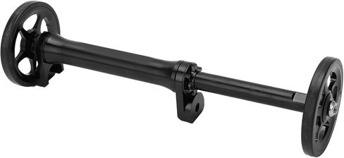 Qiilu Brompton Wheel Extender Brompton Aluminum Alloy Rubber Easy Wheel Extension Bar High Strength Lightweight Telescopic Folding Bike Extension Rod for Brompton 3Sixty in Saudi Arabia