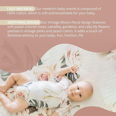 Oilo Studio’s Baby Bodysuit I Baby Clothes for Newborns I Gender Neutral Baby Clothing I Cute Summer Outfits in Kuwait