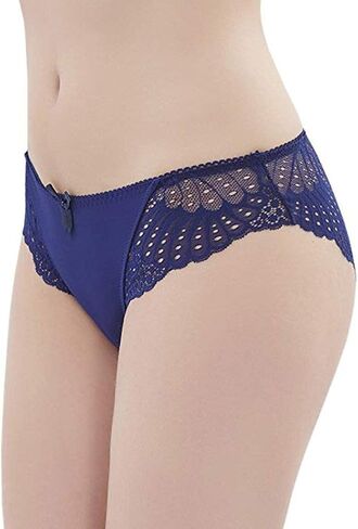 titivate Women's Lace Underwear Birefs Soft Hipster Panties Comfort Bikini Underwear for Ladies,Pack of 4 in Saudi Arabia