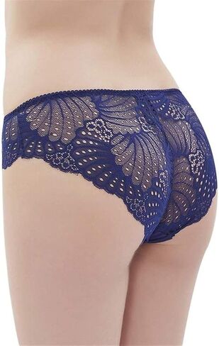 titivate Women's Lace Underwear Birefs Soft Hipster Panties Comfort Bikini Underwear for Ladies,Pack of 4 in Saudi Arabia