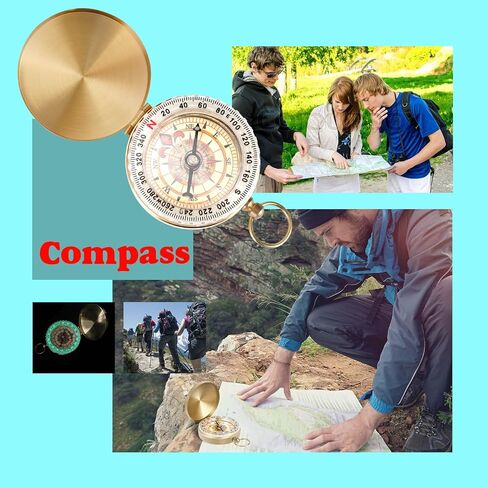 مجموعة النجاة في حالات الطوارئ 13 في 1 من BOLDALLY - هدية للرجال والأب - أساسيات التخييم والمشي لمسافات طويلة - معدات تكتيكية في علبة مقاومة للماء للمغامرة في الهواء الطلق والاستعداد للكوارث in Kuwait