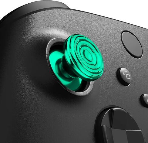 eXtremeRate Metal Thumbsticks for Xbox Series X/S Controllers Blue Custom Concentric Circles Aluminum Alloy Analog Stick Joystick Buttons in Kuwait