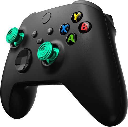 eXtremeRate Metal Thumbsticks for Xbox Series X/S Controllers Blue Custom Concentric Circles Aluminum Alloy Analog Stick Joystick Buttons in Kuwait