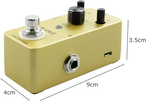 ERYUE دواسة زغب عتيقة، M-VAVE زغب عتيق تأثير الجيتار دواسة مقشر سبائك الزنك تجاوز حقيقي in Kuwait