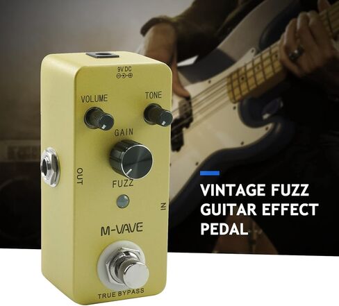 ERYUE دواسة زغب عتيقة، M-VAVE زغب عتيق تأثير الجيتار دواسة مقشر سبائك الزنك تجاوز حقيقي in Kuwait